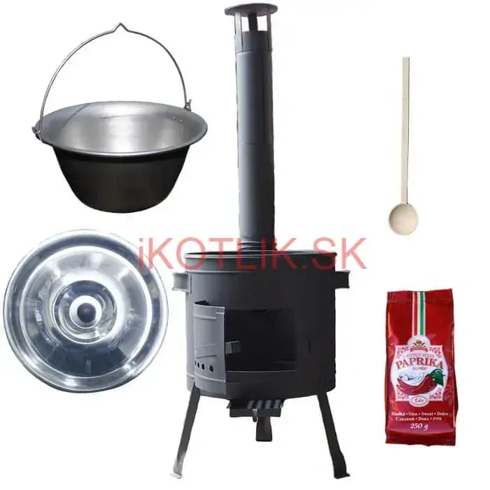 Nerezový kotlík 20 L (1,5 mm) + hrubostenná (1,5 mm) žiaruvzdorná kotlina BALKY STRONG 42 PLUS 600