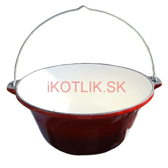 Liatinový kotlík 22 L – smaltovaný povrch