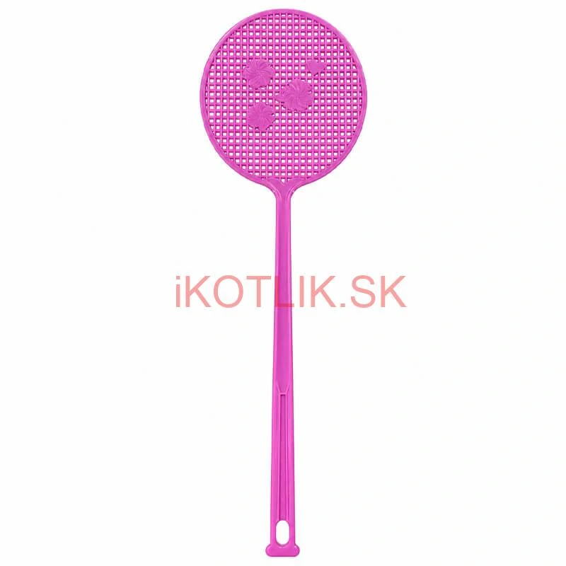 Plastová plácačka na muchy 49 cm – mix farieb