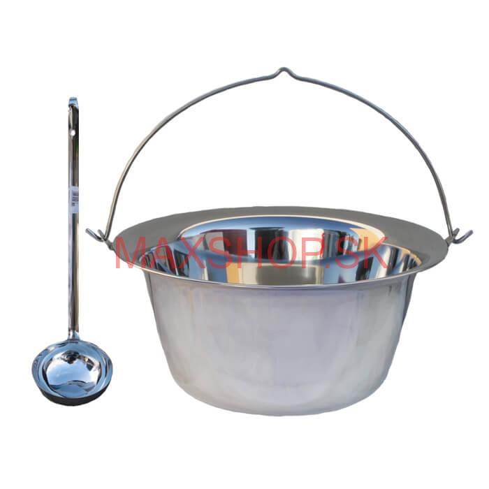 Antikorový kotlík 10 L + antikórová naberačka