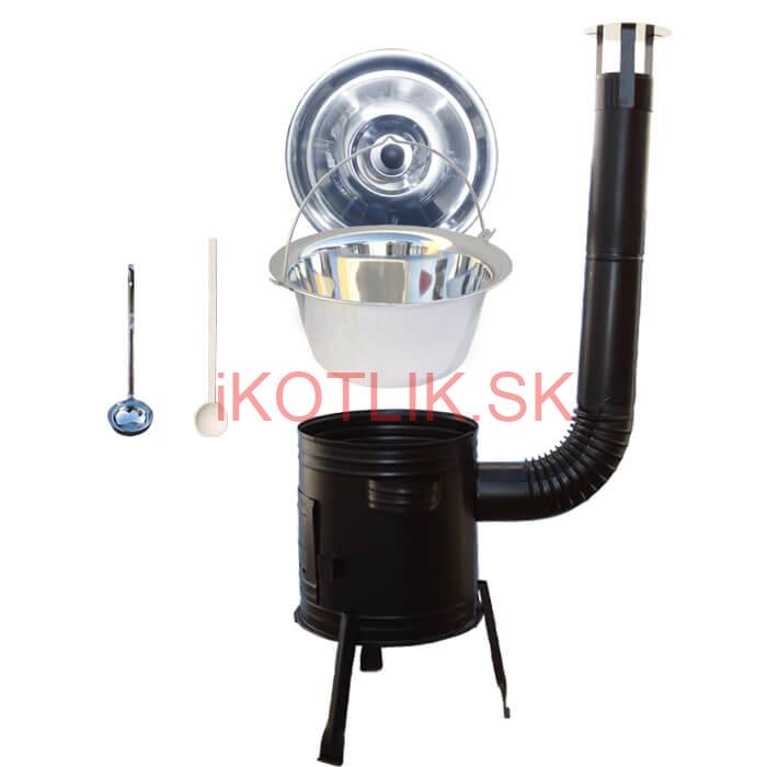 Antikorový kotlík 14 L (0,8 mm) + kovová kotlina 36 CLASSIC (KOV)