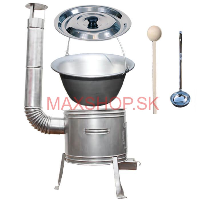 Kotlíkový set 31 cm TOPLUX + nerezový kotlík (1,5 mm) 10 L