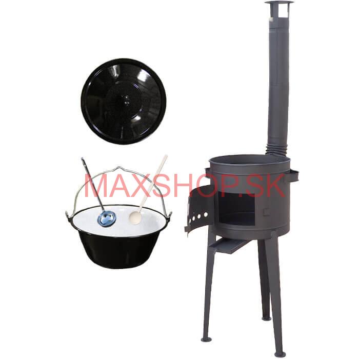 Kotlíkový gulášový set 36 PLUS 600 + smaltovaný kotlík 13 L