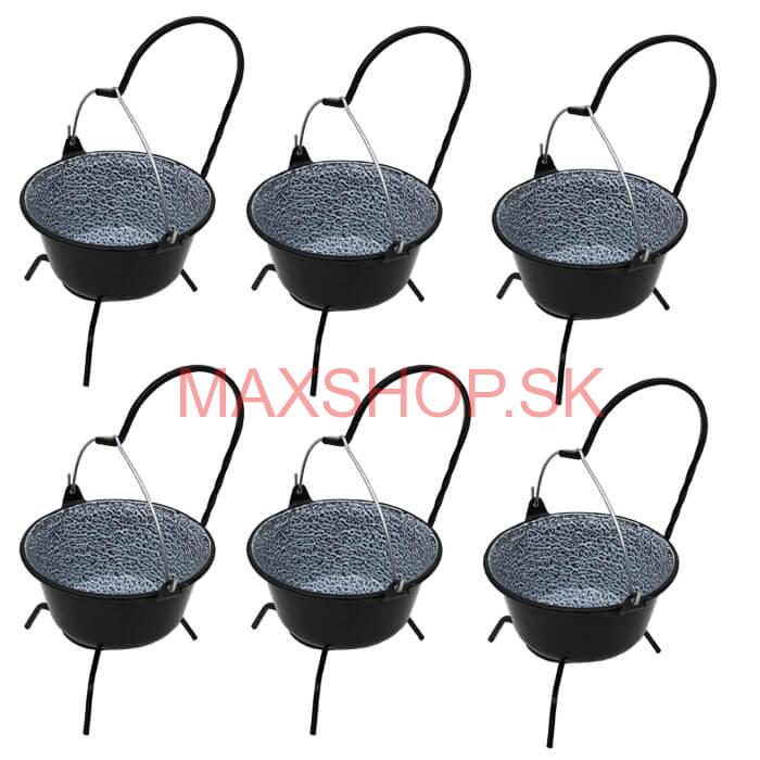 Servírovacia súprava SMALT BLACK 6 ks
