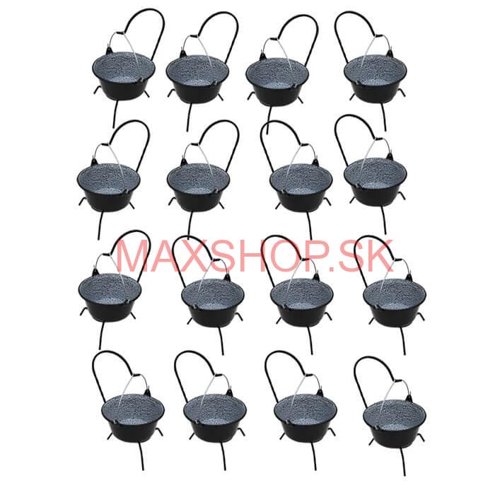 Servírovacia súprava SMALT BLACK 16 ks