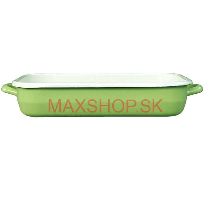 Smaltovaný pekáč 46 x 24 cm GREEN