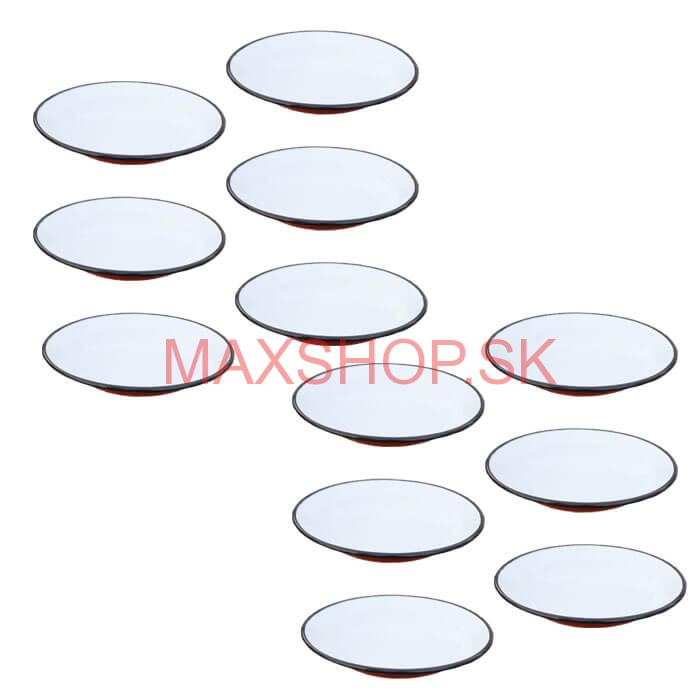 Súprava smaltovaných plytkých tanierov 22 cm 12 ks