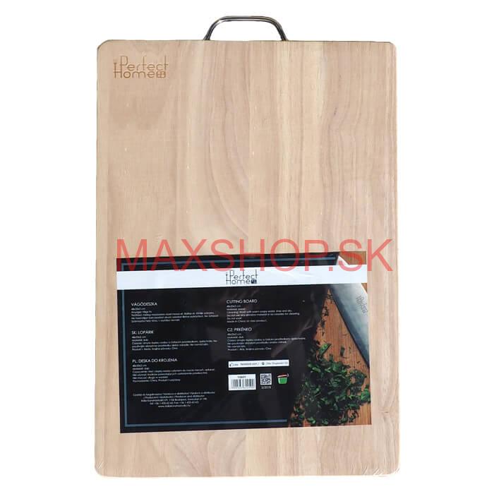 Drevená, masívna doska na krájanie 48 x 33 cm