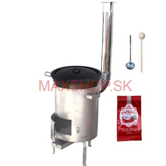 Nerezový kotol 40 L (1,2 mm) + nerezová kotlina (1,5 mm) 45 cm STRONG EXCLUSIVE