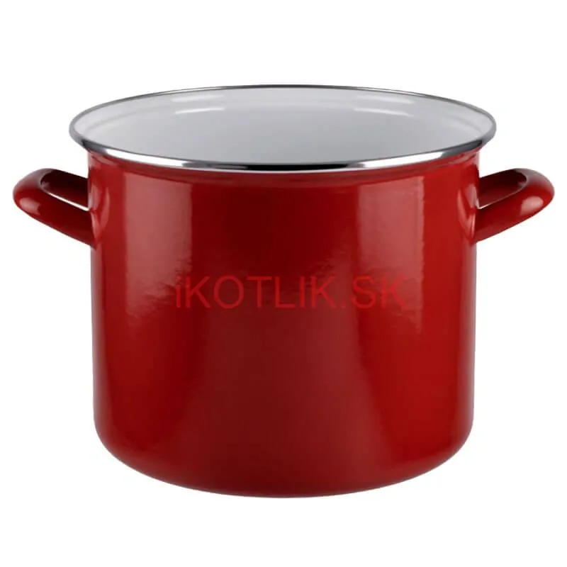 Smaltovaný hrniec s pokrievkou 5,2 L červený + pikantná zmes korenia 50 g Kotlíkový guláš
