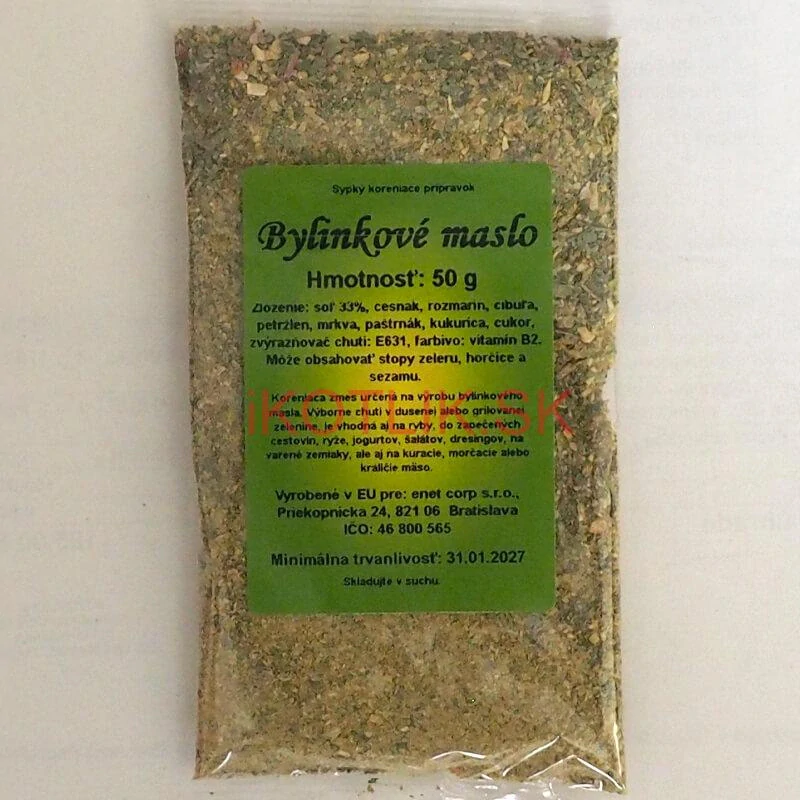 Bylinkové maslo 50 g