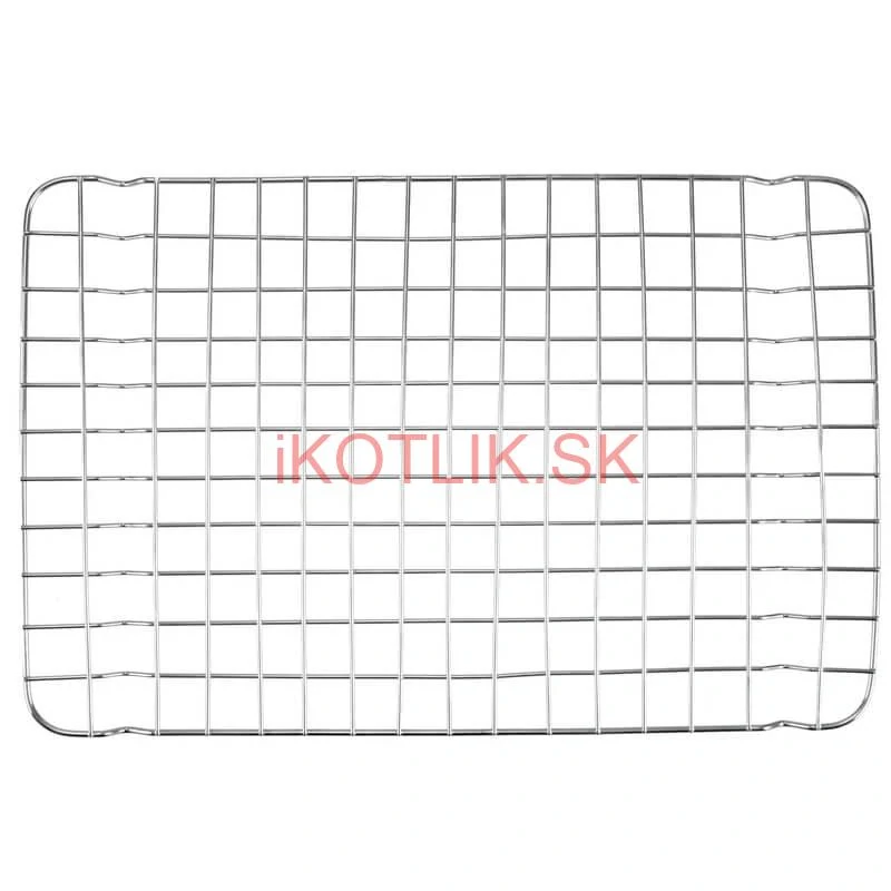 Nerezový rošt na pekáč na grilovanie a pečenie 39 x 25 cm