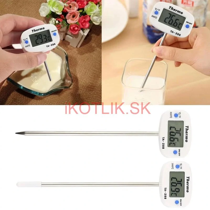 Kuchynský digitálny teplomer