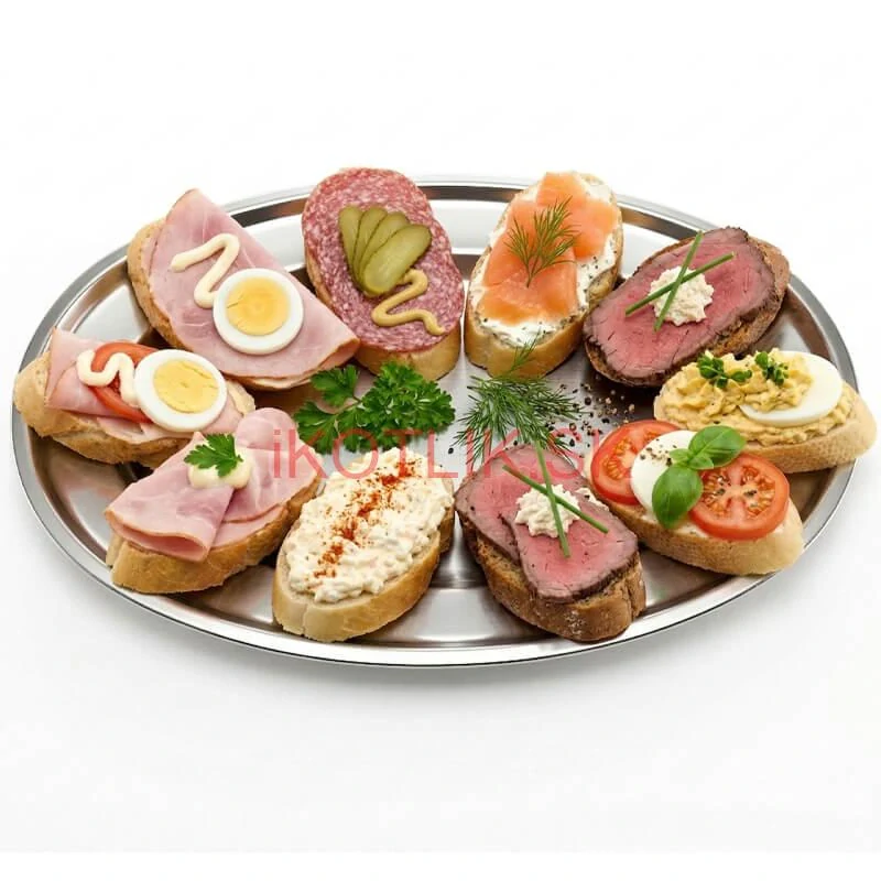 Nerezový oválny podnos (45,5cm) – Odolná servírovacia tácka na mäso aj koláče