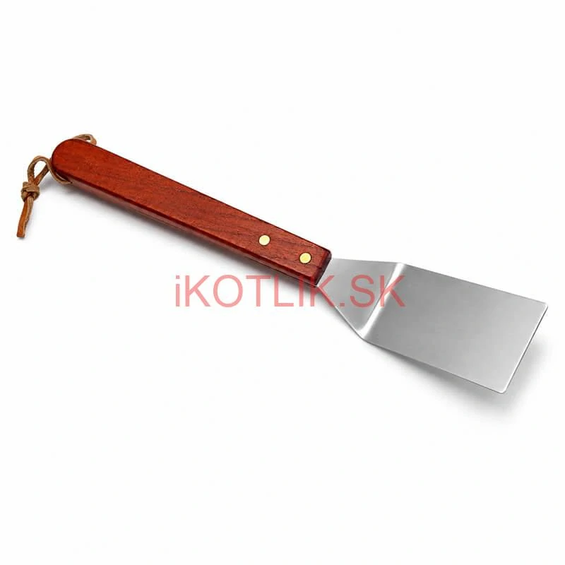 Grilovacie náradie BBQ – súprava 3 ks, nerez a drevo, 33 cm