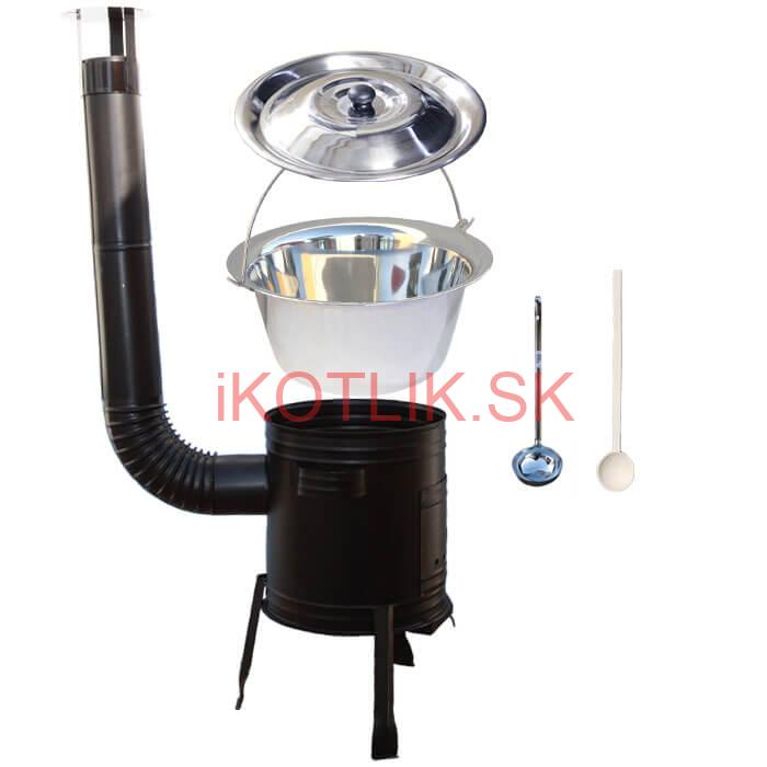 Antikorový kotlík 10 L (0,8 mm) + kovová kotlina 31 CLASSIC (KOV)