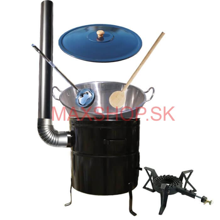 Zabíjačková súprava + nerezový kotol 50 L + horák KEMPER