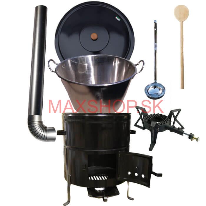 Zabíjačková súprava + nerezový kotol 60 L + horák KEMPER