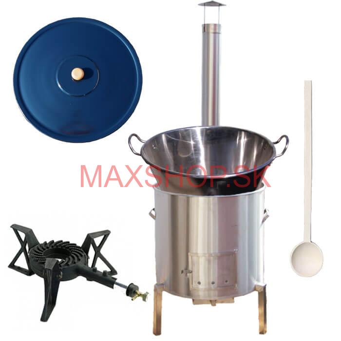 Zabíjačková súprava + nerezový kotol 80 L + horák KEMPER