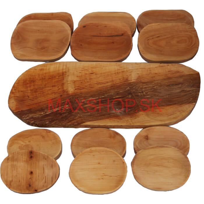 Servírovacia drevená súprava (13 dielov)