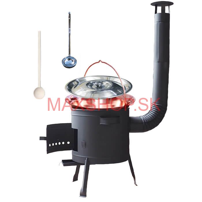 Kotlíkový gulášový set 36 PLUS 600 + medený kotlík 14 L (1,2 mm)