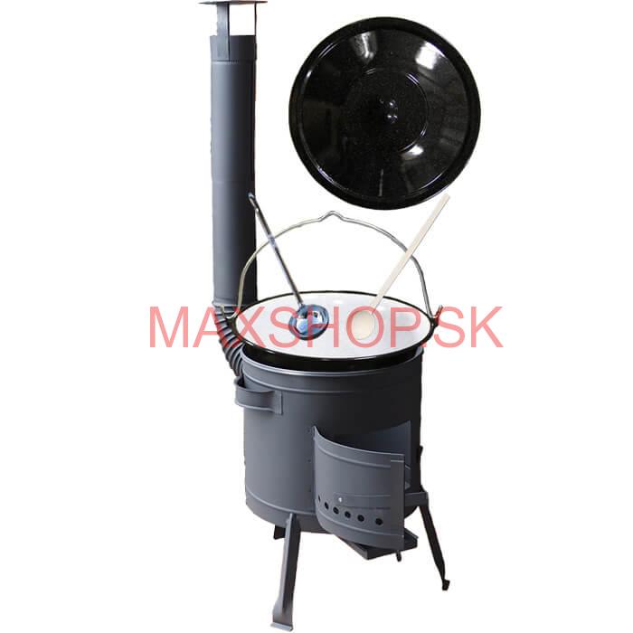 Kotlíkový gulášový set 42 PLUS 600 + smaltovaný kotlík 20 L
