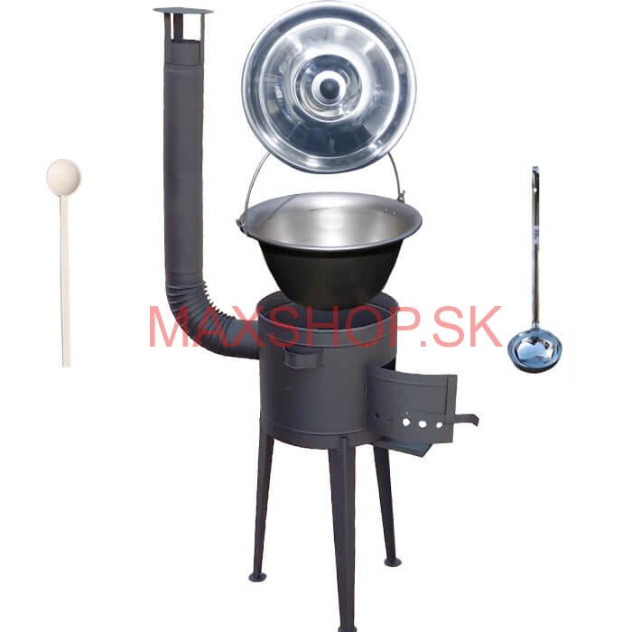 Kotlíkový gulášový set 36 PLUS 600 + hrubostenný nerezový kotlík 15 L (1,5 mm)