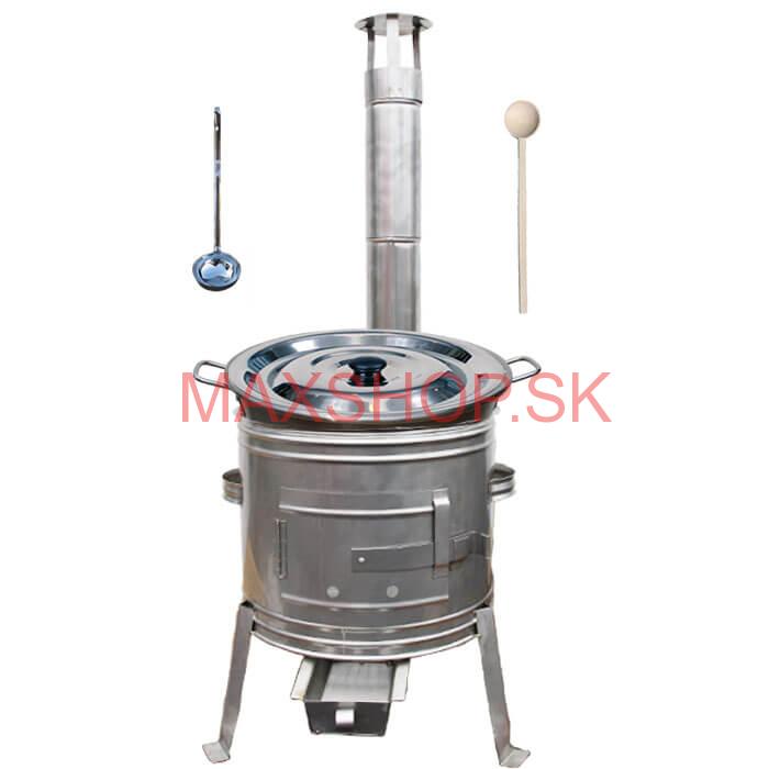 Nerezový kotol 40 L + nerezová kotlina 45 cm TOPLUX