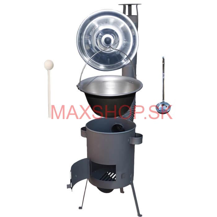 Nerezový kotlík 30 L (1,5 mm) + žiaruvzdorná kotlina 45 PLUS 600 4 MM