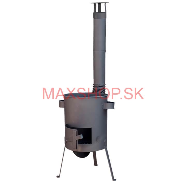 Kotlina 39 cm s žiaruvzdornou farbou PLUS 600 4 MM