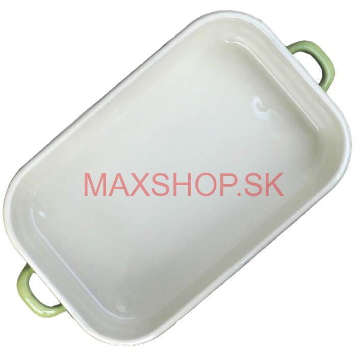 Smaltovaný pekáč 40 x 21,5 cm GREEN