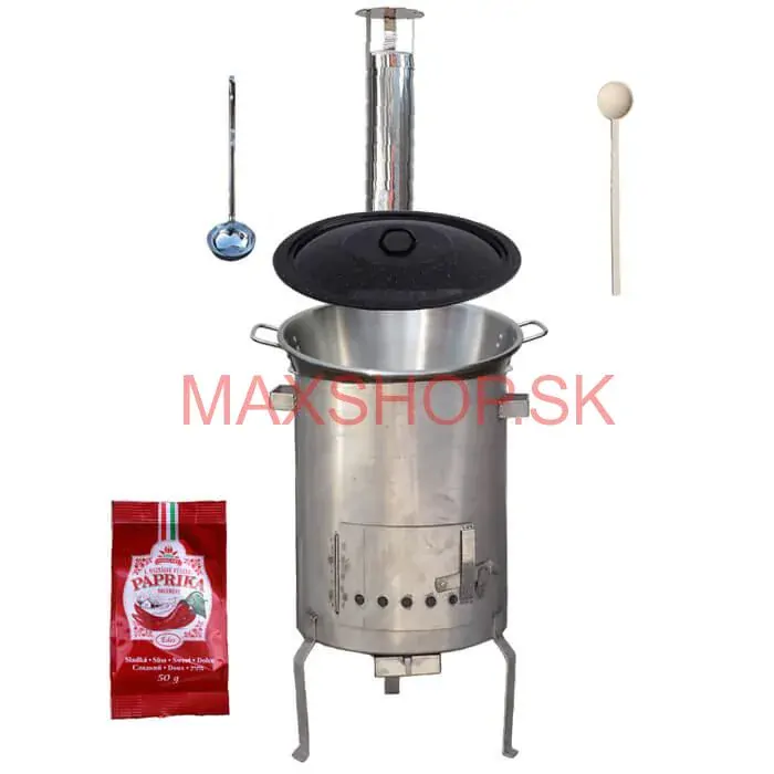 Nerezový kotol 40 L (1,2 mm) + nerezová kotlina (1,5 mm) 45 cm STRONG EXCLUSIVE