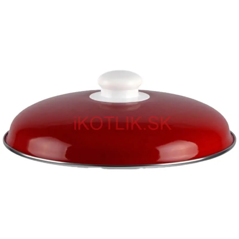 Smaltovaný hrniec s pokrievkou 6,9 L červený + pikantná zmes korenia 50 g Kotlíkový guláš