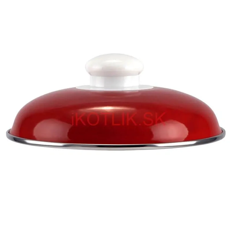 Smaltovaný kastról s pokrievkou 1,5 L červený + pikantná zmes korenia 50 g Kotlíkový guláš