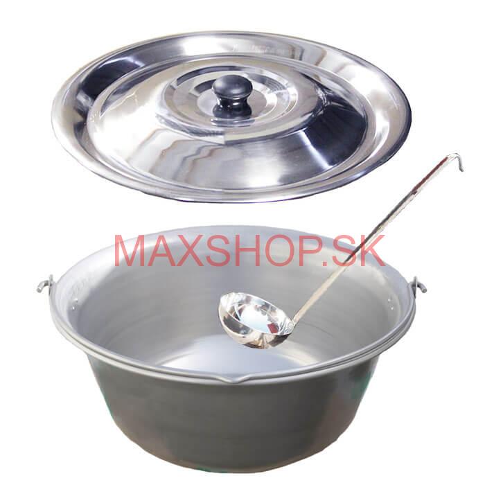 Nerezový kotlík 10 L (1,5 mm) + antikorová pokrievka