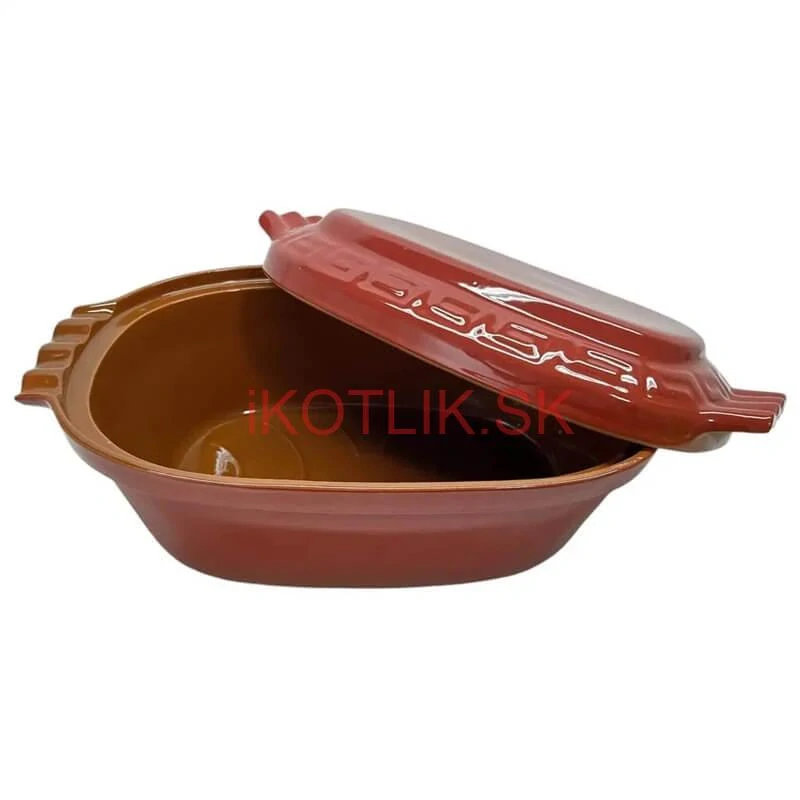 Rímska misa / pekáč z glazovanej terakotovej hliny 6 l