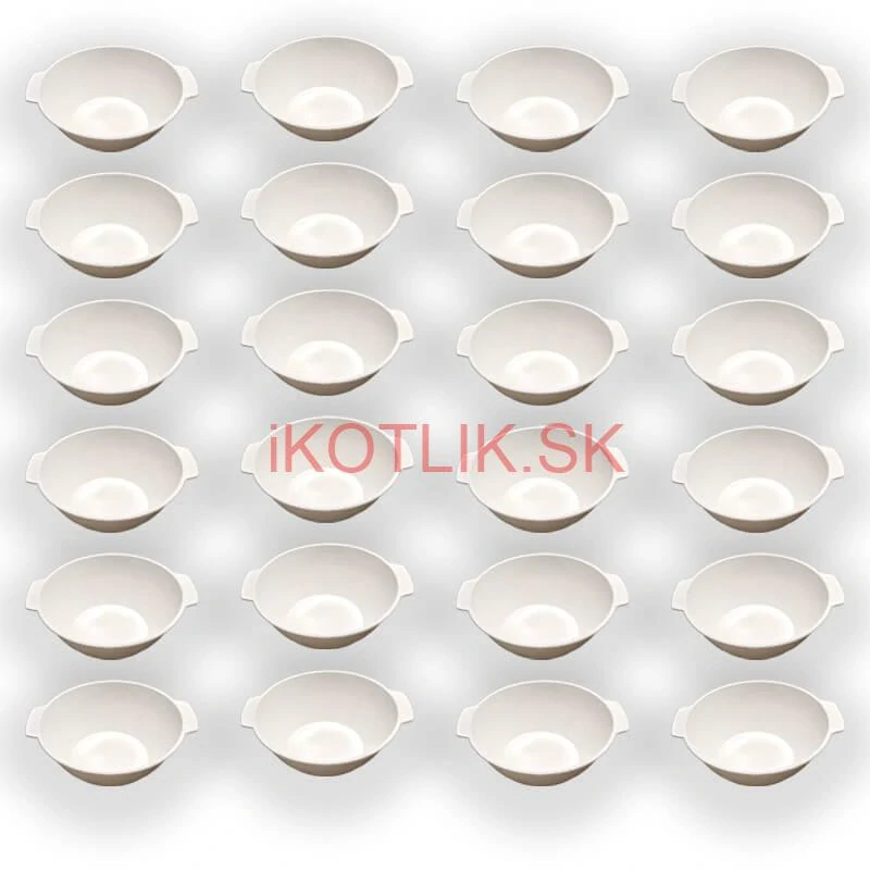 Sada 24 ks: Plastová miska na fajnový kotlíkový guláš a polievky – 750 ml