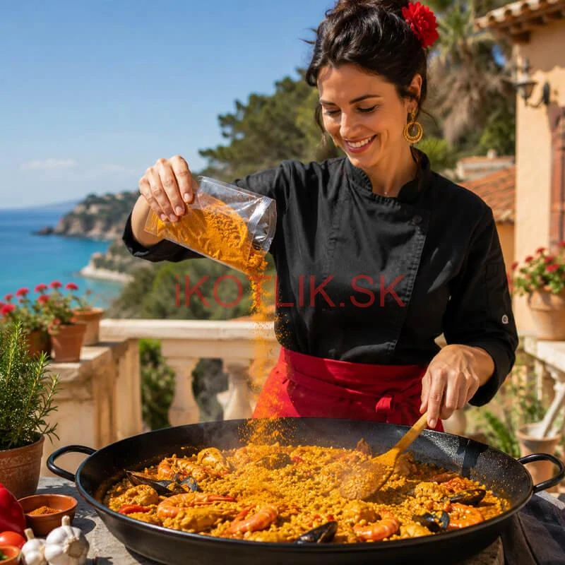 PAELLA Korenie 50 g - Prémiová Španielska Korenová Zmes s Kurkumou a Cesnakom pre Autentickú Chuť Rizota a Paelly
