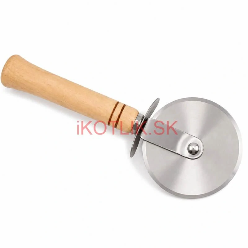 Krájač na pizzu s drevenou rukoväťou 22 cm