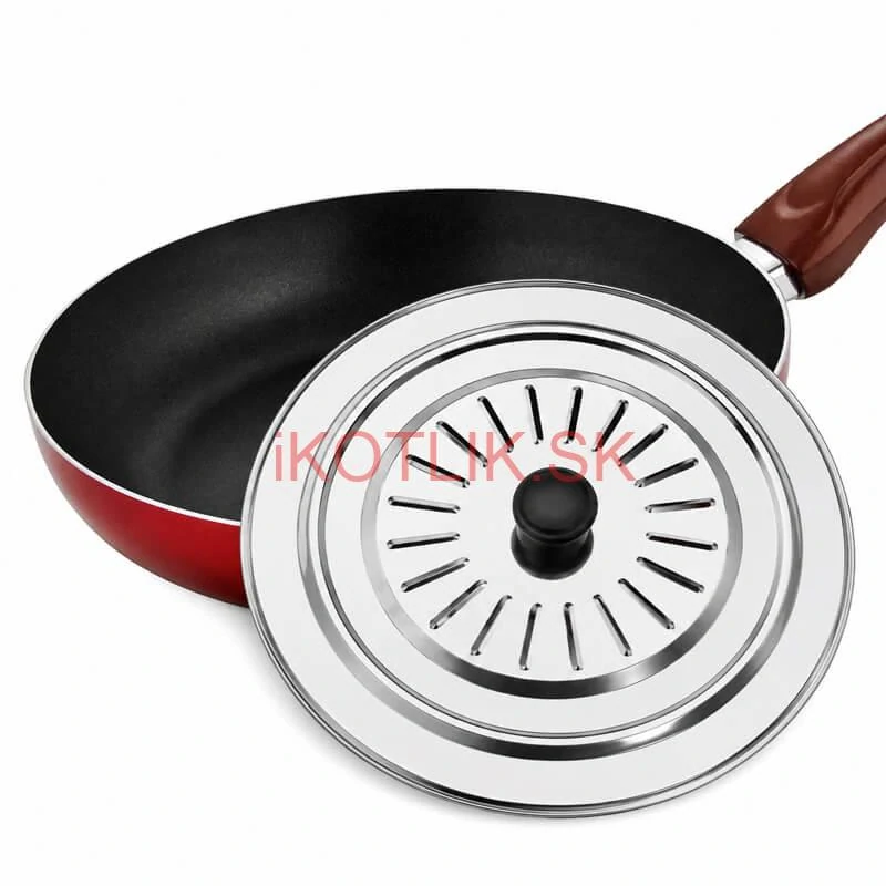 Nerezová pokrievka proti striekaniu 32 cm