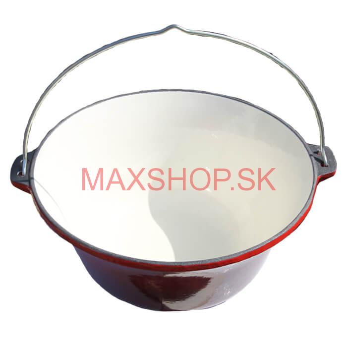 Liatinový  kotlík 10,8 L – smaltovaný povrch