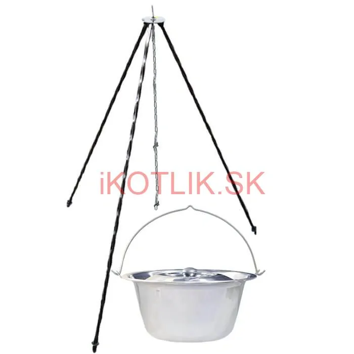 Nerezový kotlík 10 L INOX + pokrievka + stojan CLASSIC