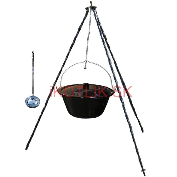 Smaltovaný kotlík 20 L+ pokrievka + stojan