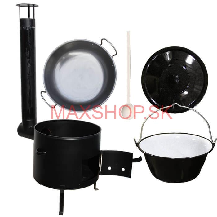 Kotlíkový gulášový Party MIX1 + smaltovaný kotlík 13 L 