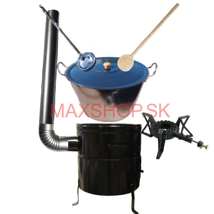 Zabíjačková súprava + nerezový kotol 60 L + horák KEMPER