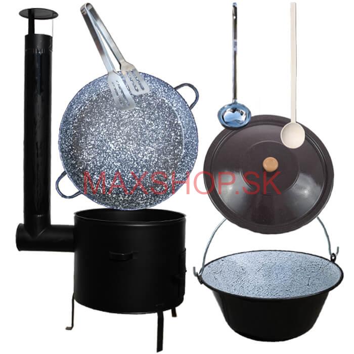 Kotlíková súprava 16 L + grilovacia panvica MIX