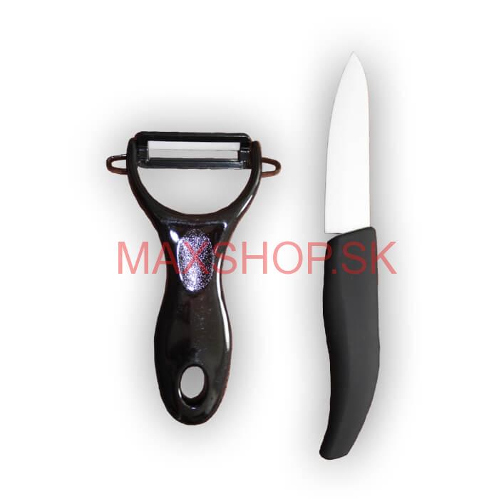 Keramický nôž + škrabka