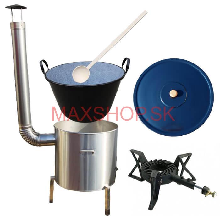 Zabíjačková nerezová súprava 80 L + horák KEMPER