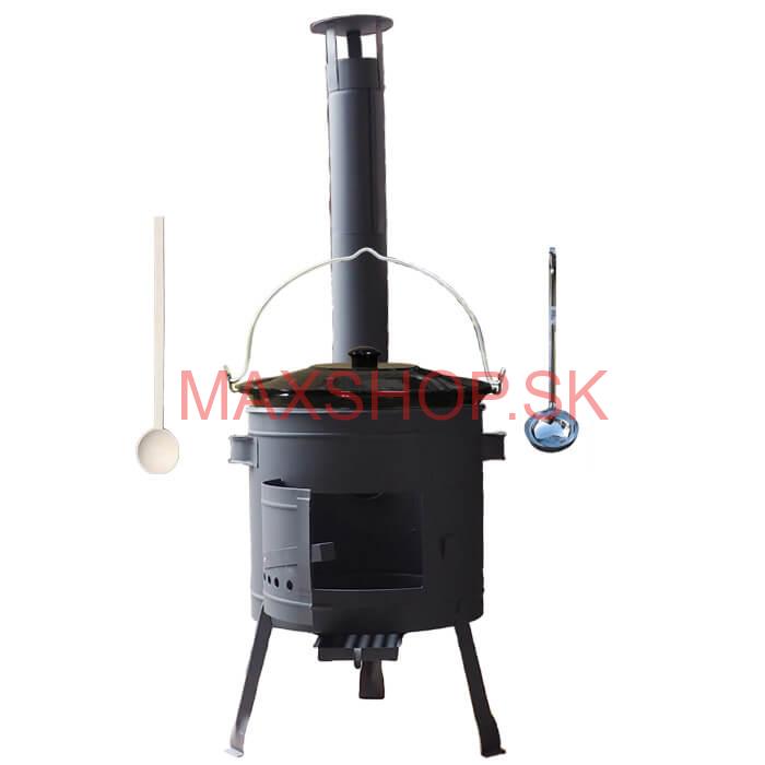 Kotlíkový gulášový set 42 PLUS 600 + smaltovaný kotlík 25 L