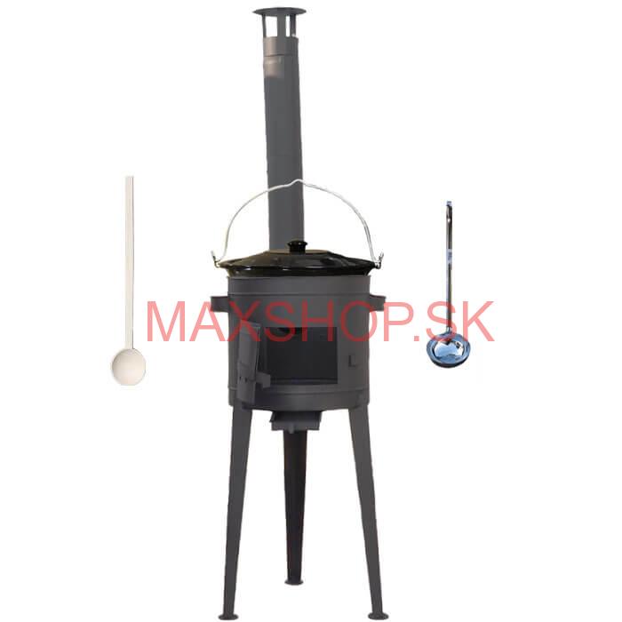 Kotlíkový gulášový set 42 PLUS 600 + smaltovaný kotlík 20 L 